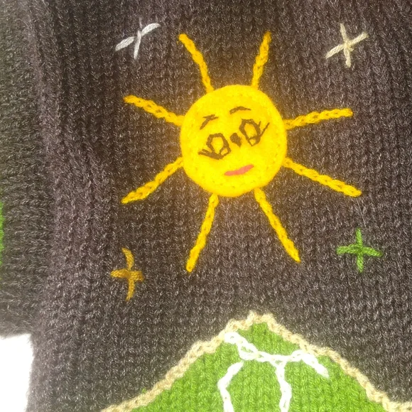 Colorful Knit Children's Hoodie - Picture 9 of 9